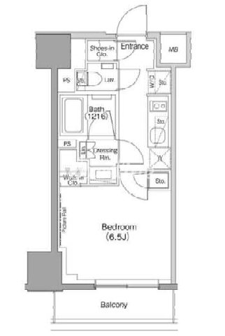ザ・パークハビオ目黒桜邸の物件間取画像